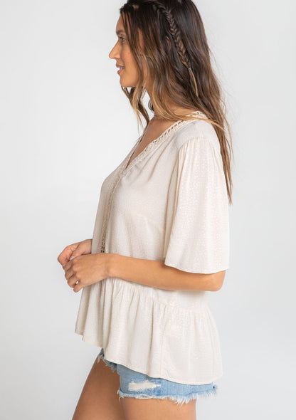 Sweet Nothings Lattice Trim Top