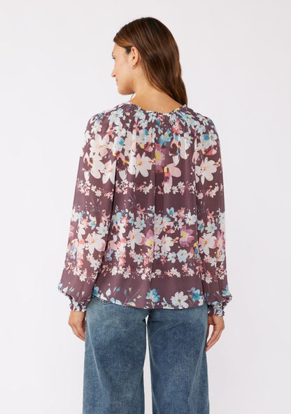 Nocturnal Petal Blouse