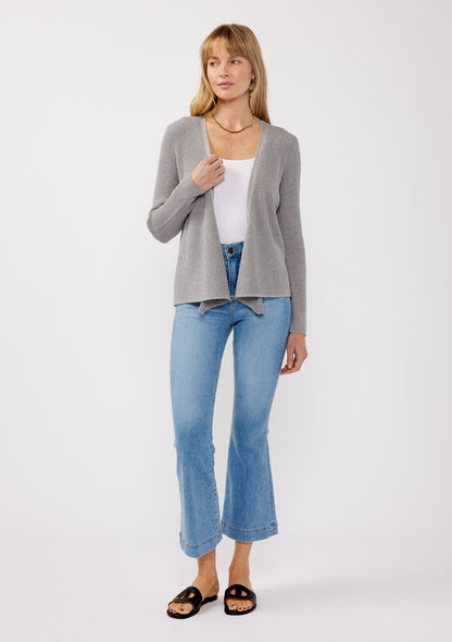 Casey Waffle Knit Wrap Sweater
