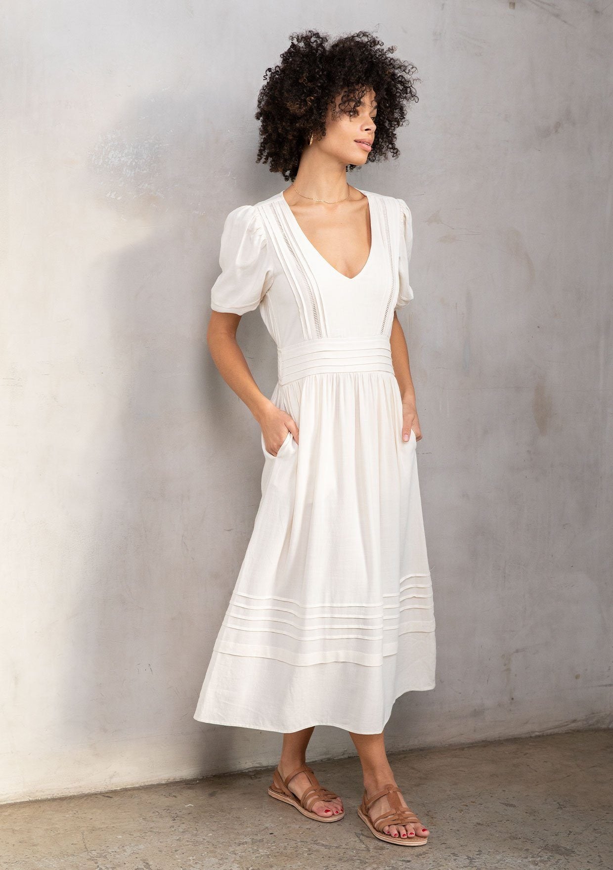 Winslow Puff Sleeve Maxi Dress
