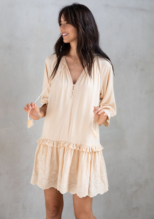 Morrison Embroidered Mini Dress
