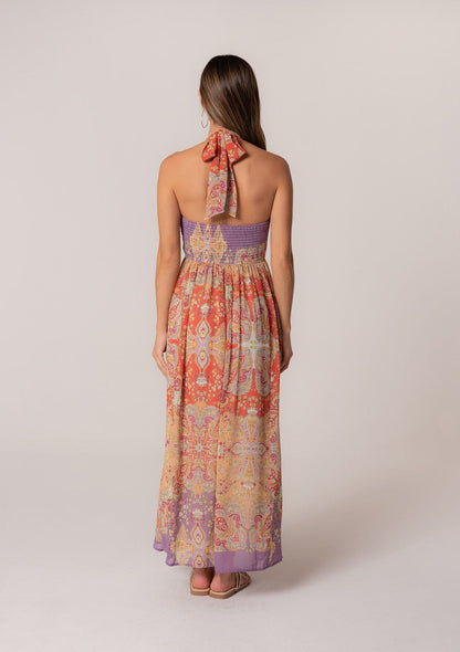 Livna Halter Maxi Dress
