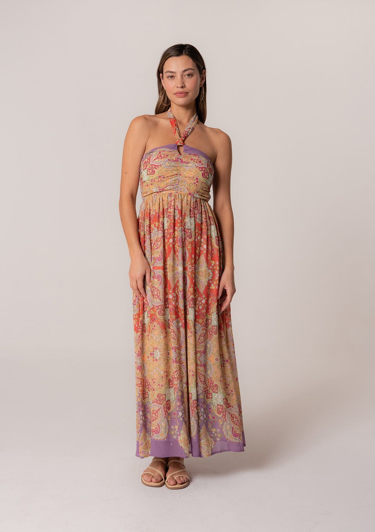 Livna Halter Maxi Dress