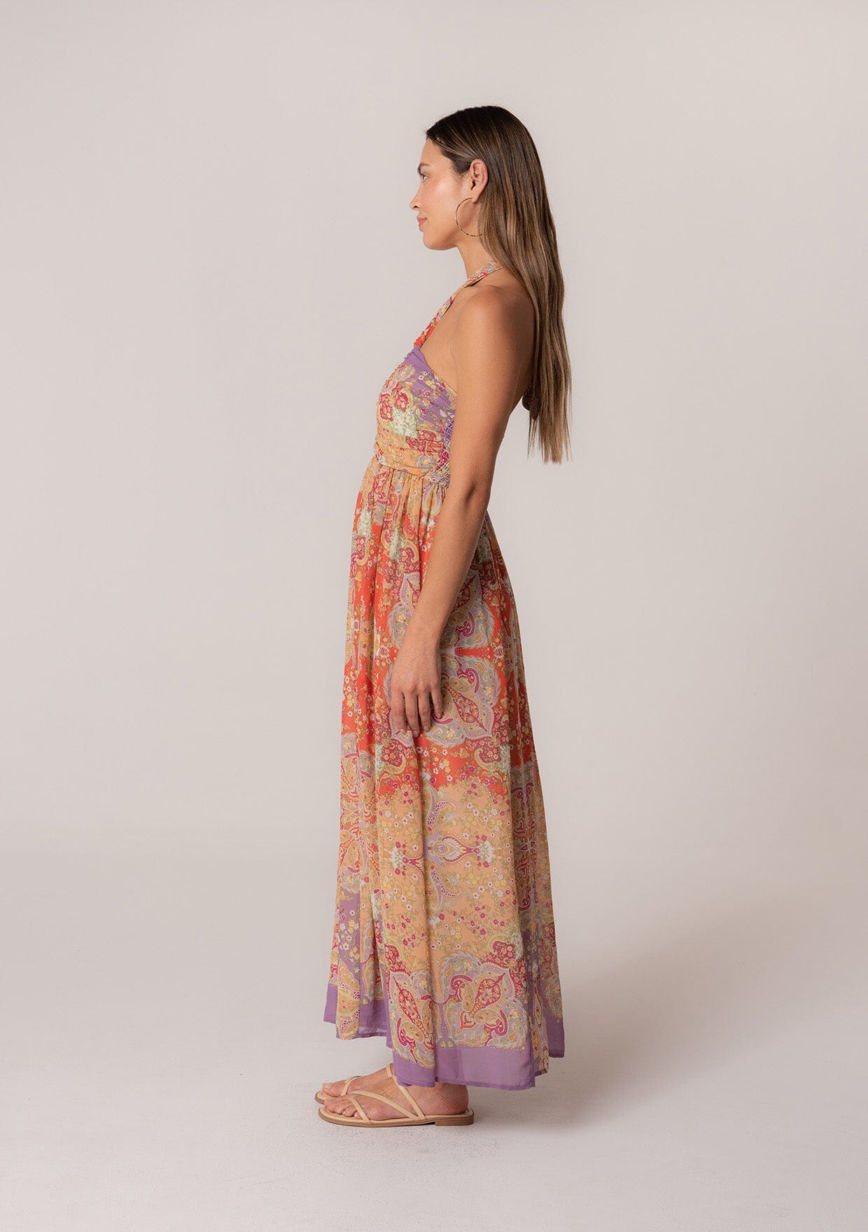 Livna Halter Maxi Dress