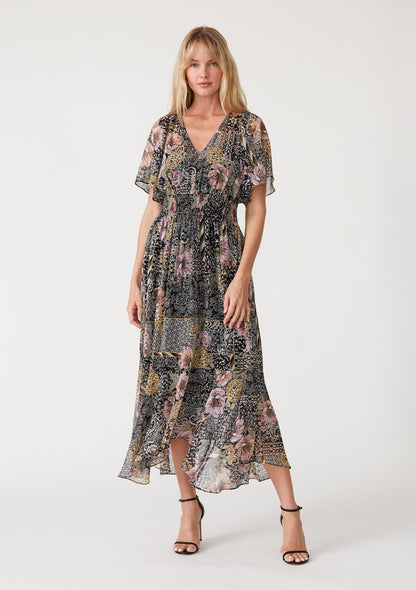 Leilani Patchwork Print Dress
