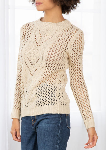Monet Crochet Pullover