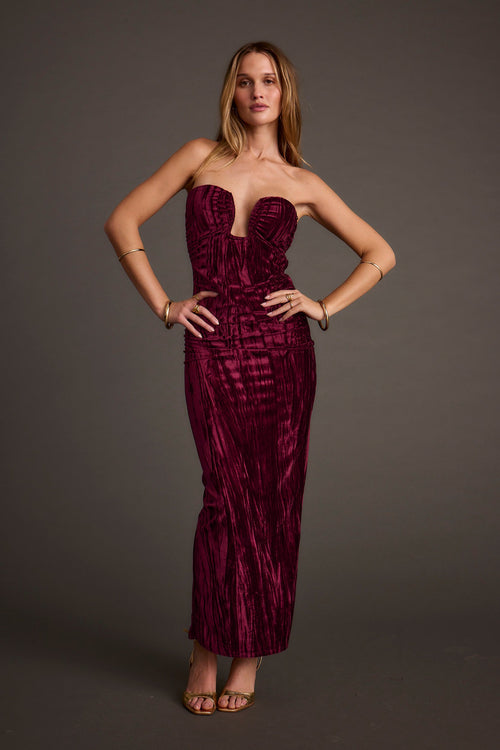 Jones Mulberry Maxi Dress