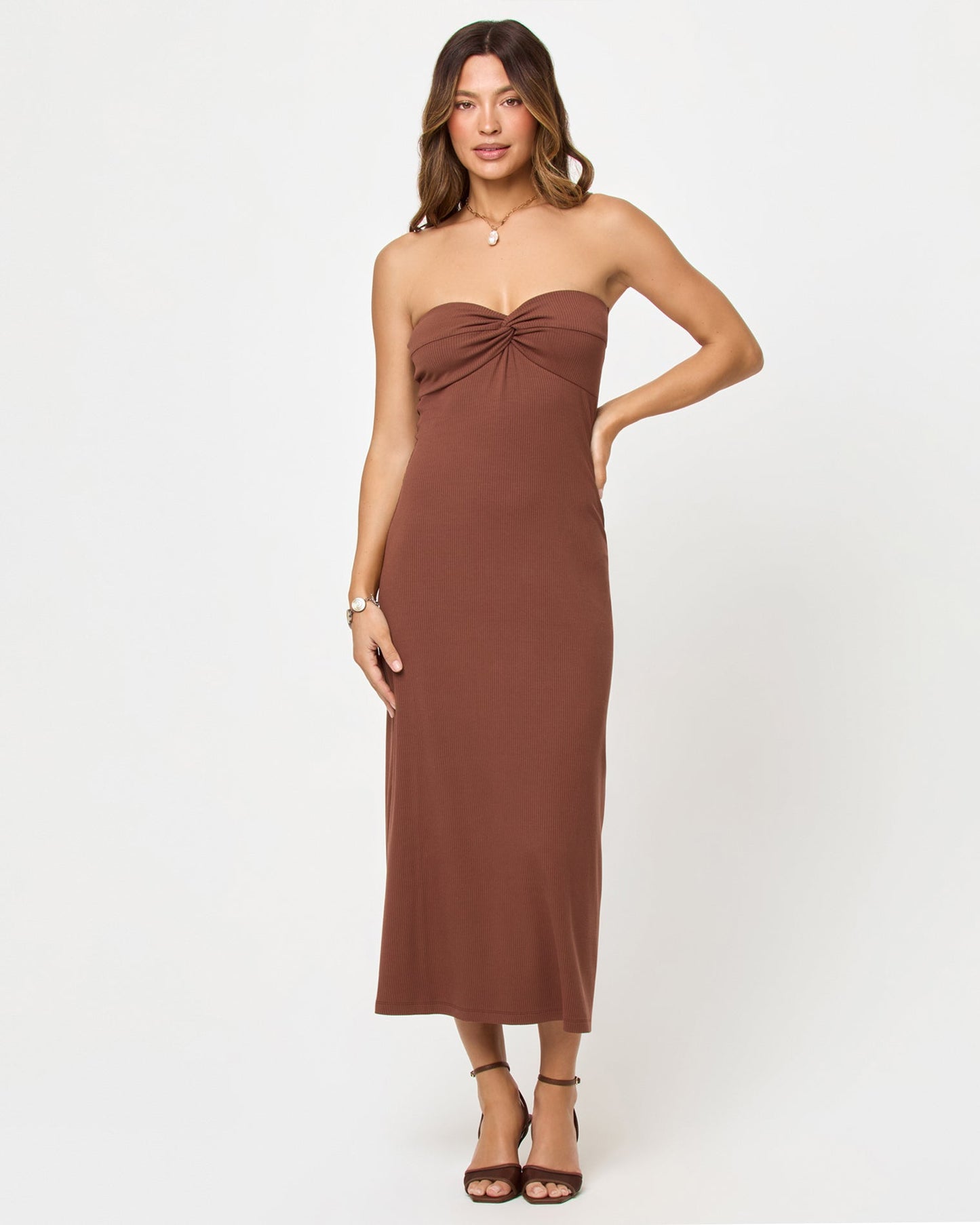 Lisette Dress - Cafe
