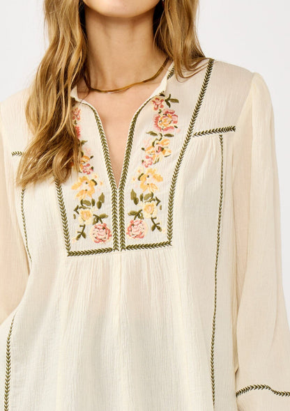Sevina Embroidered Blouse