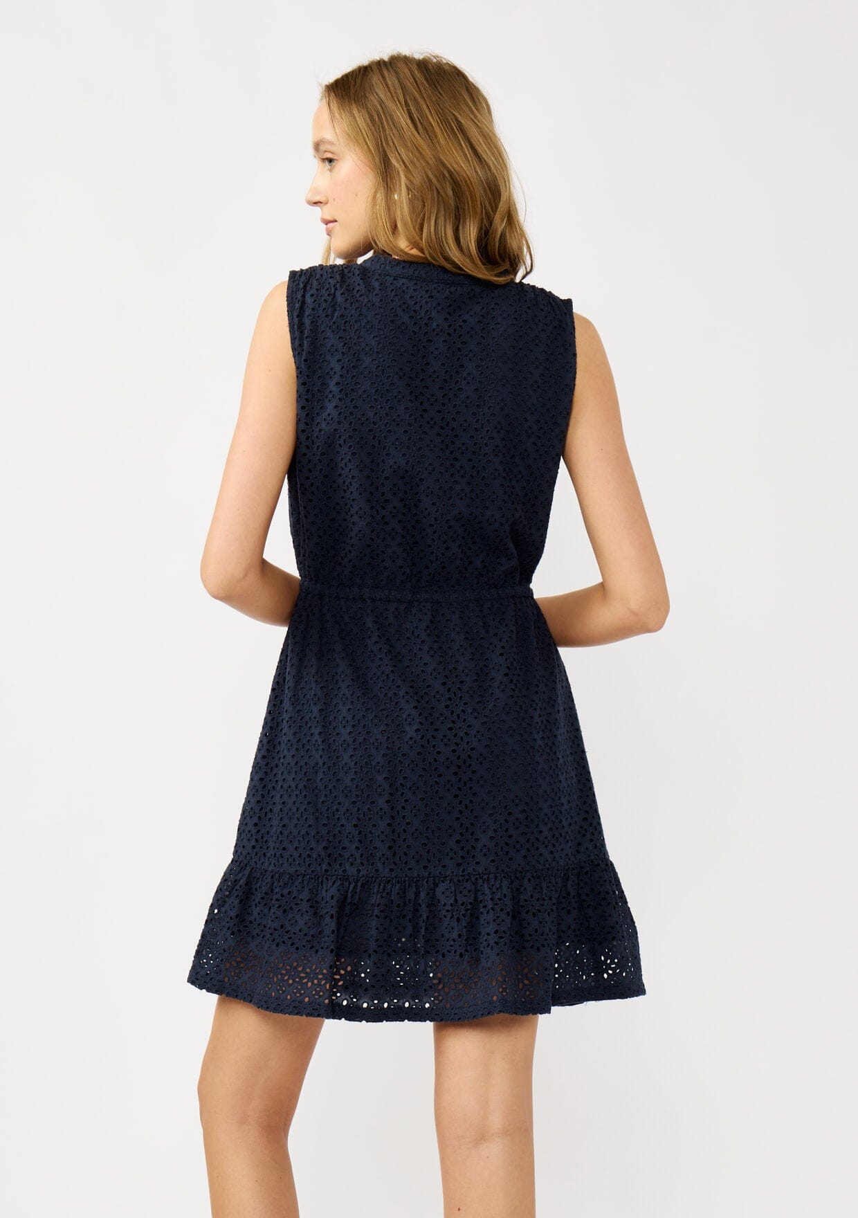 Jane Eyelet Mini Dress