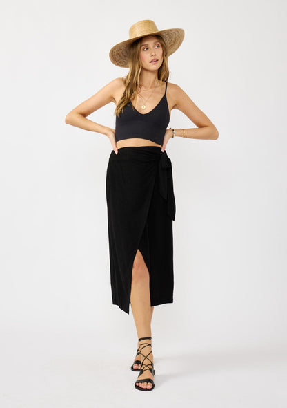 Good Feelings Wrap Skirt
