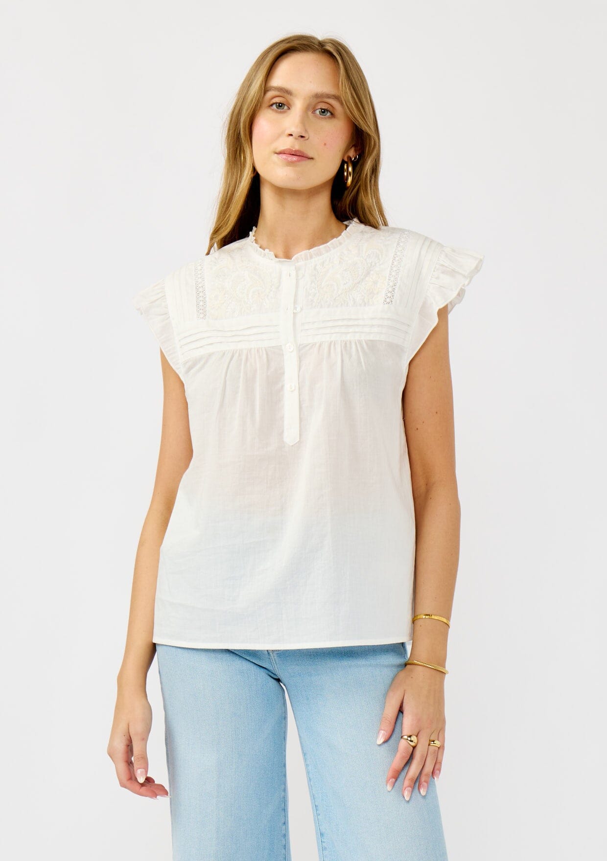 Cora Embroidered Top