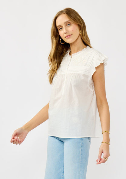 Cora Embroidered Top