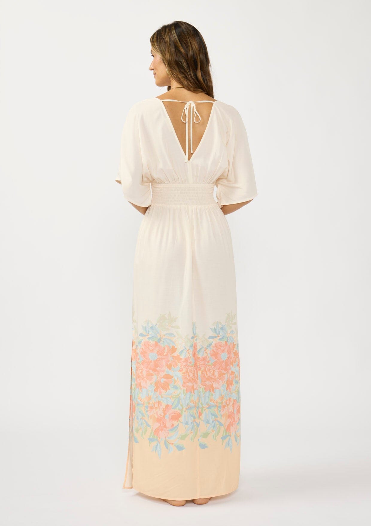 Devon Kimono Sleeve Maxi Dress