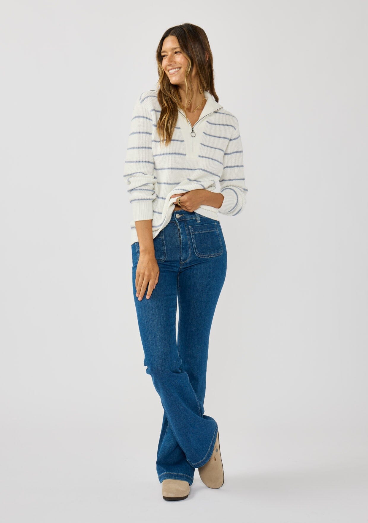 Metro Stripe Sweater