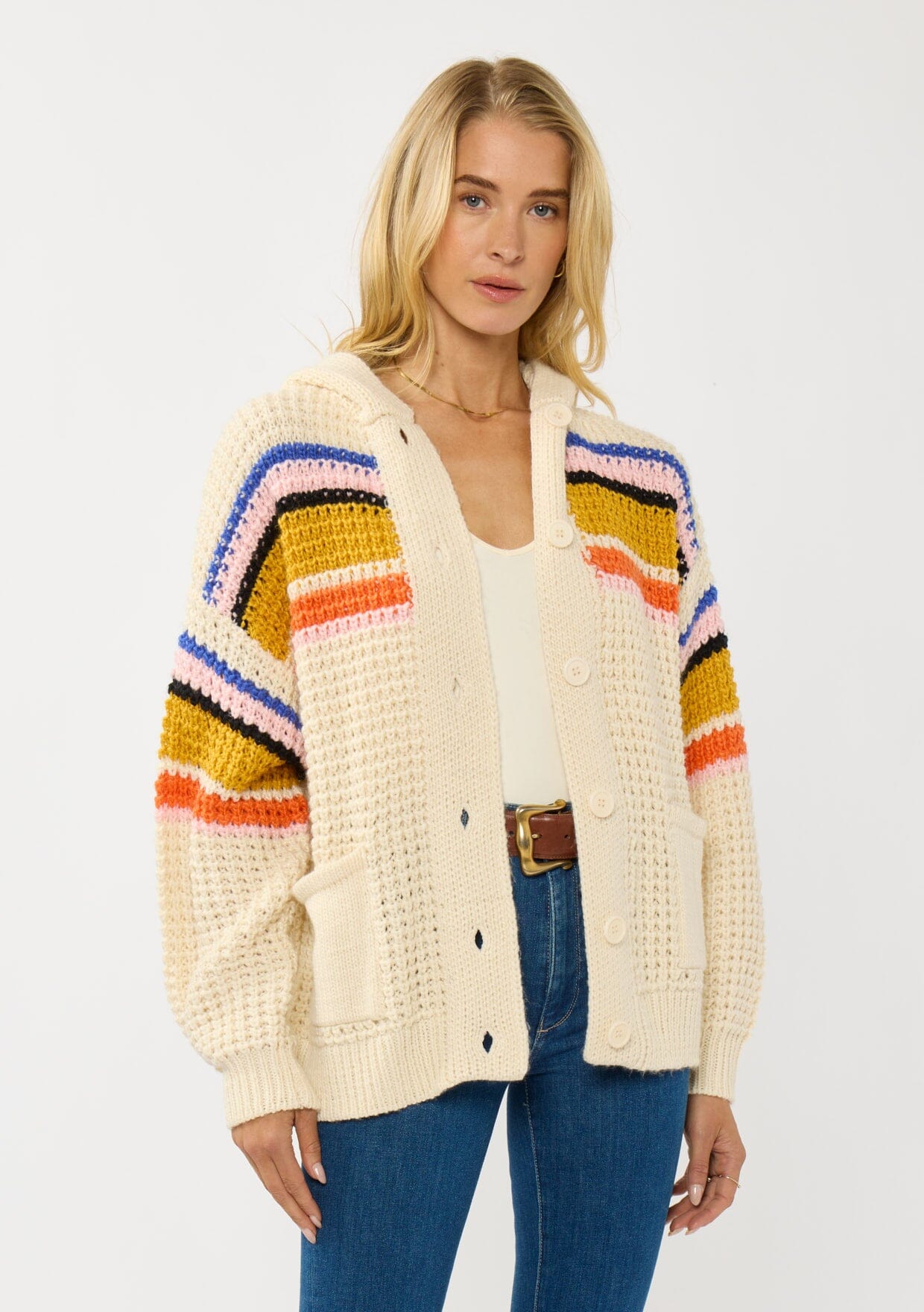 Highland Striped Cardigan