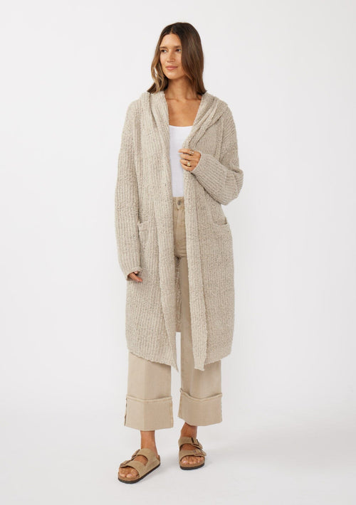 Lina Space Dye Hooded Cardigan