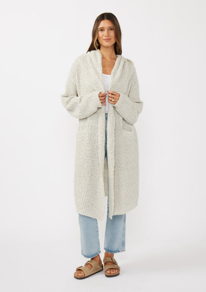 Lina Space Dye Hooded Cardigan