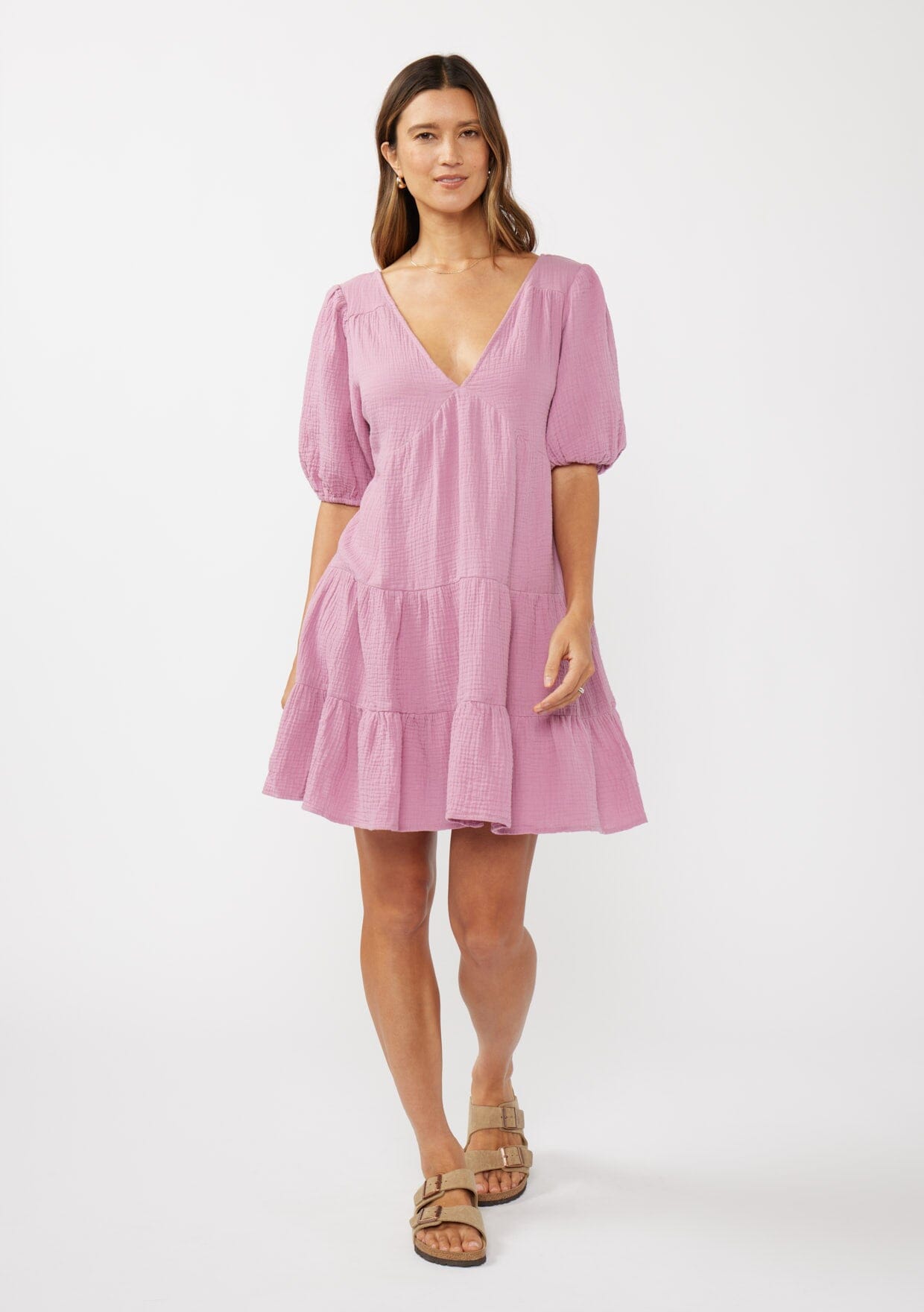 Blaire Puff Sleeve Mini Dress