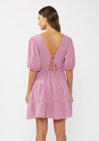 Blaire Puff Sleeve Mini Dress
