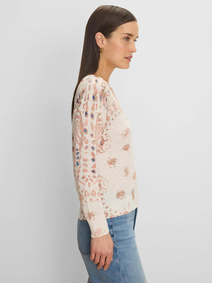 Placed Paisley Supersoft Sweater