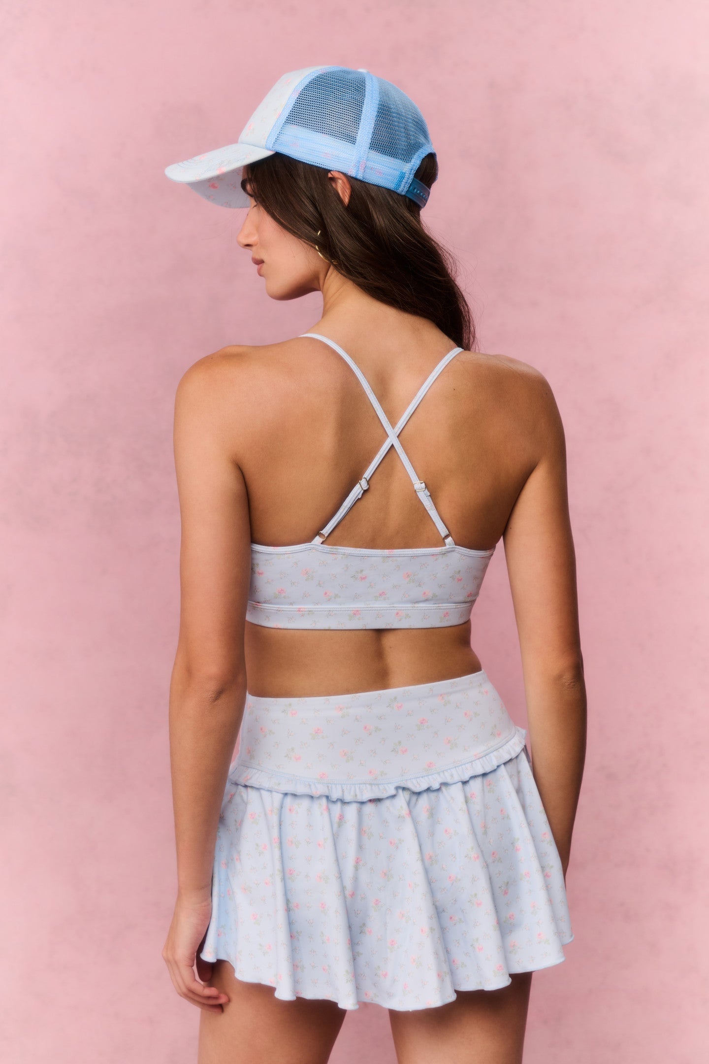 Vanina Printed Active Skort