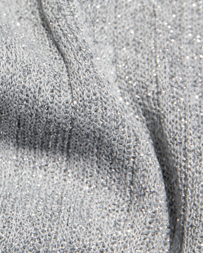 Heart Of Gold Skirt - Metallic Silver