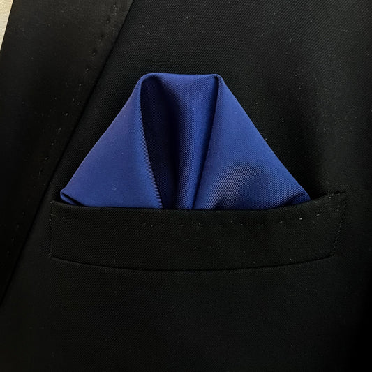 Navy Slinky Pocket Square
