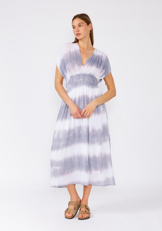Bree Striped Midi Dress