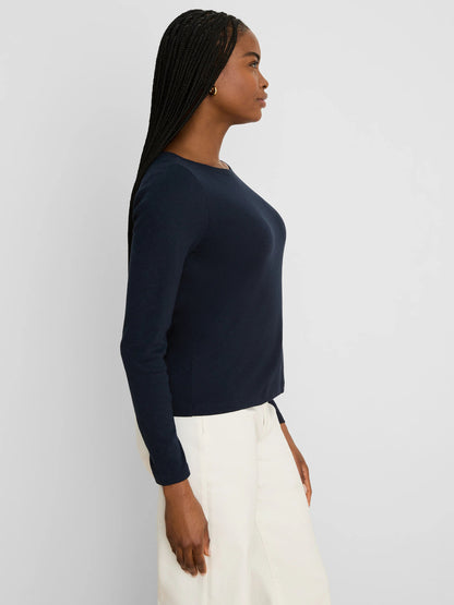 NZT Solid Cape Rib Modern Boat Tee
