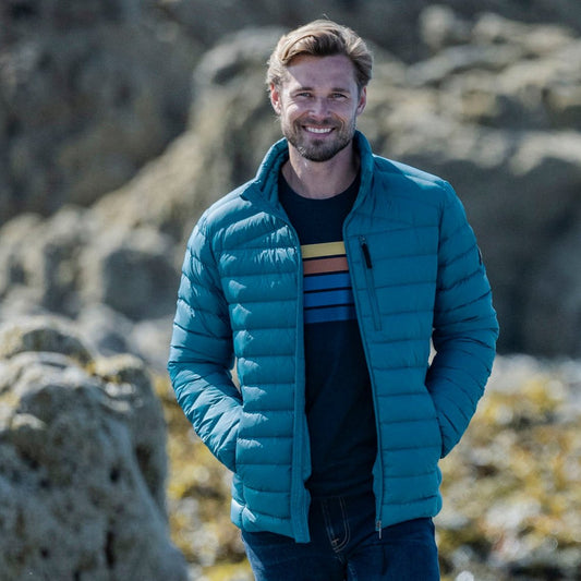 North Mens RDS Certified Down Jacket - Sailor Blue