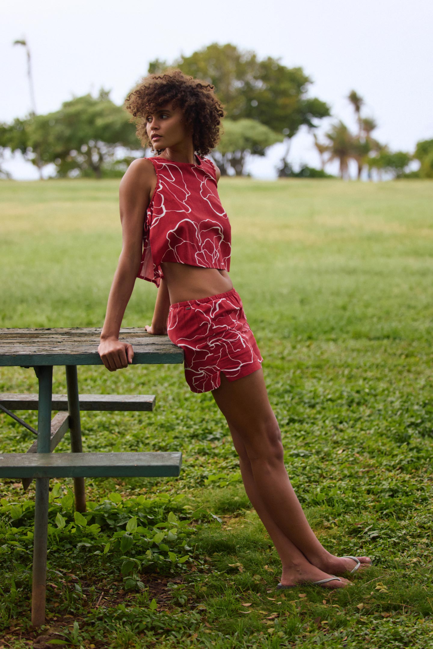 Townes Floral Skort