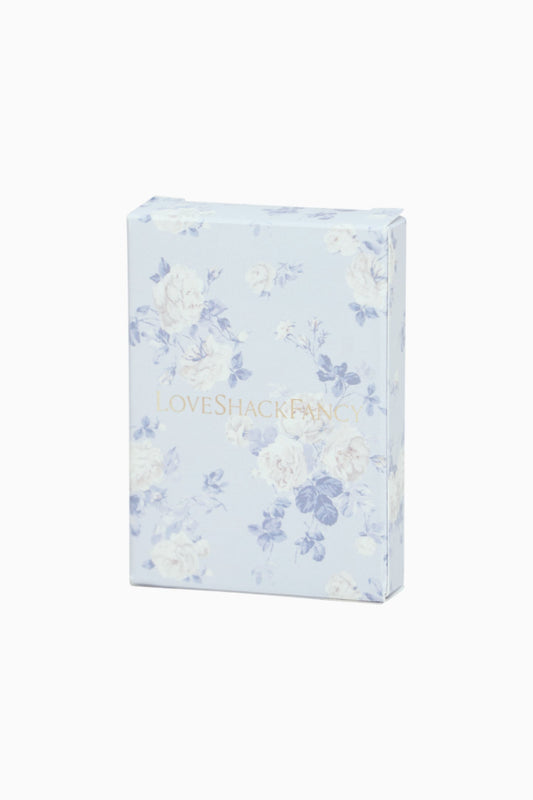 Heirloom Print Playing Cards - WHISPER BLUE