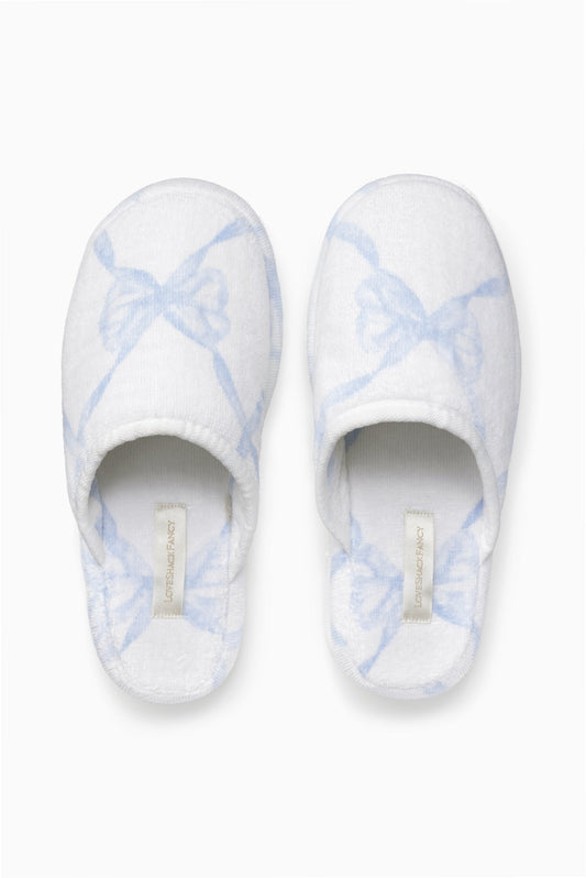 Bow Print Slippers