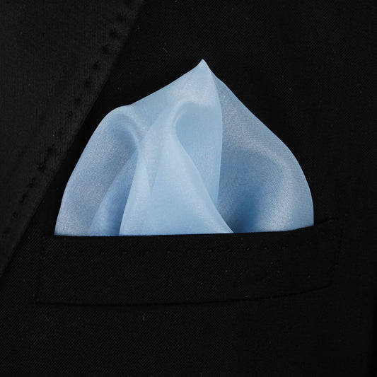Pocket Square | Light blue organza #6
