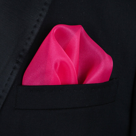 Pocket Square | Hot pink organza #29