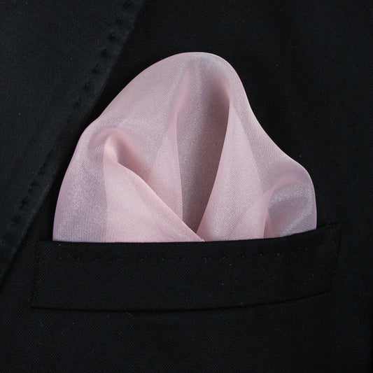 Pocket Square | Light pink organza #7