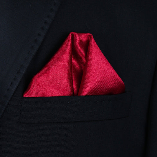 Pocket Square | Cherry Thick Satin #36