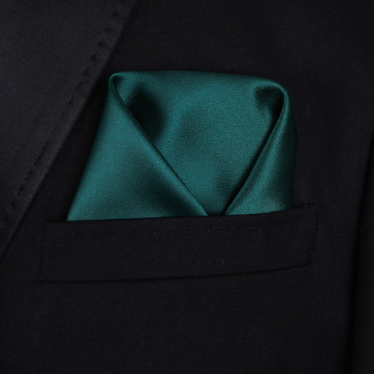 Pocket Square | Emerald Soft Satin #56