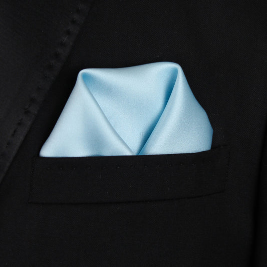 Pocket Square | Blue Soft Satin #44