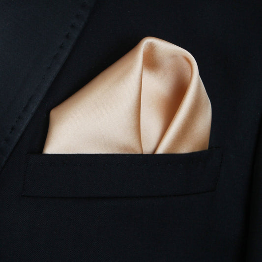 Pocket Square | Gold Soft Satin #28