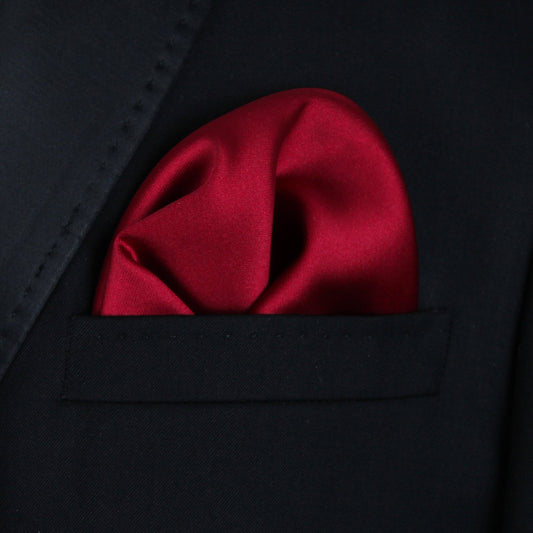 Pocket Square | Cherry Soft Satin #7