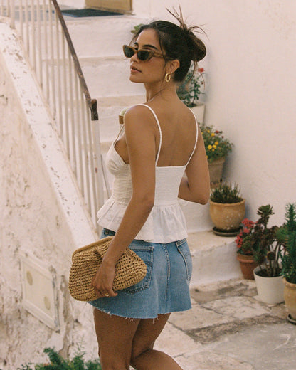 Clover Top - White