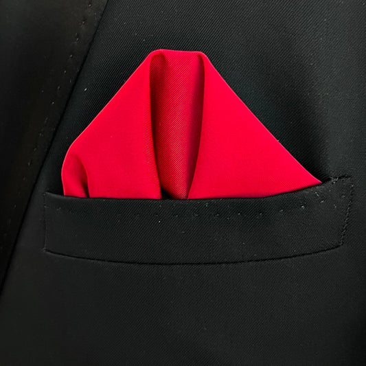 Red Slinky Pocket Square