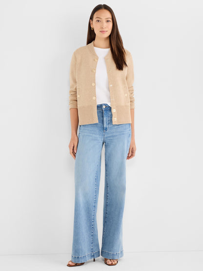 Knit Bomber Snap Jacket
