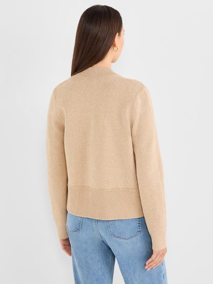 Knit Bomber Snap Jacket