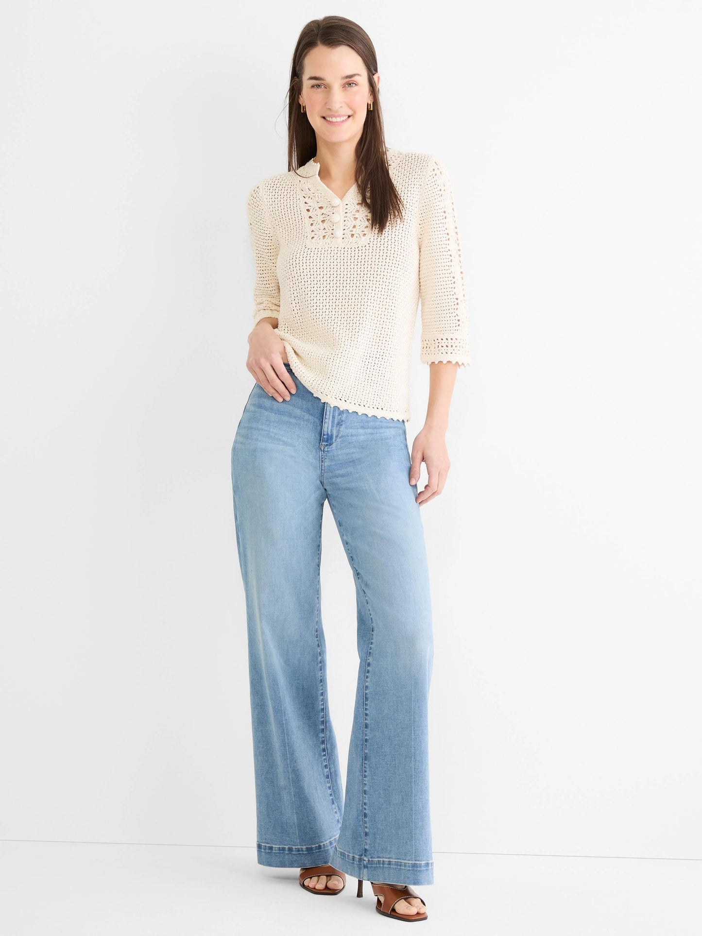 Crochet Mesh Sweater