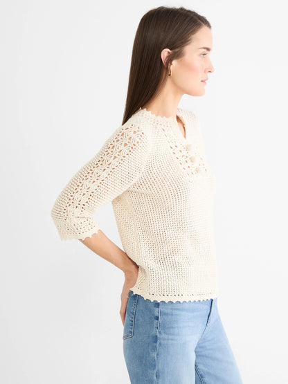 Crochet Mesh Sweater