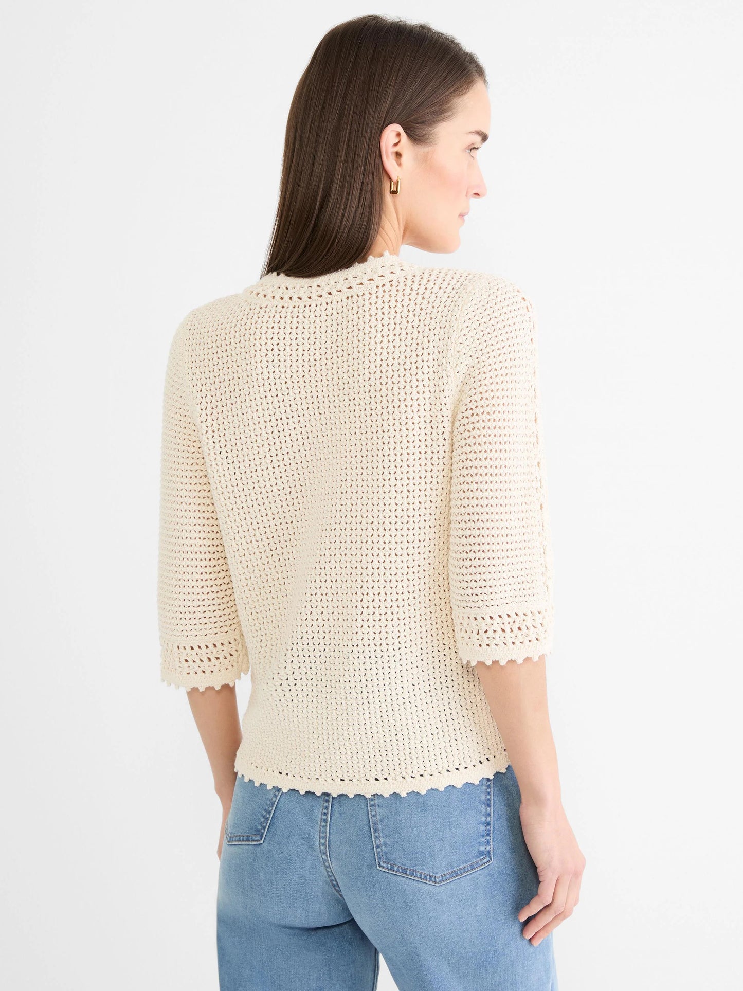 Crochet Mesh Sweater