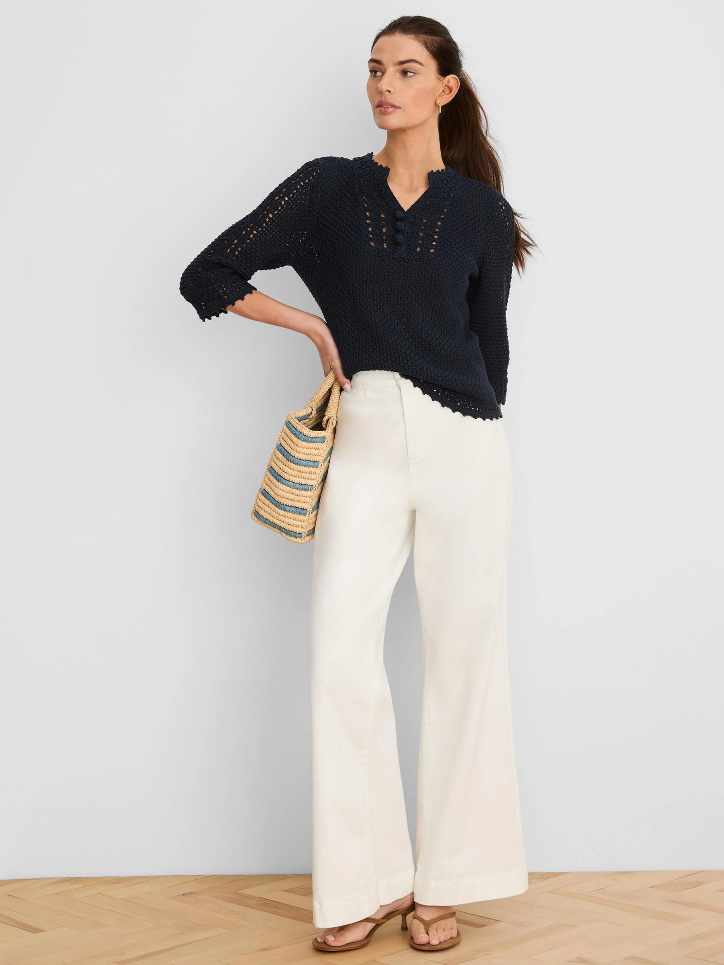Crochet Mesh Sweater